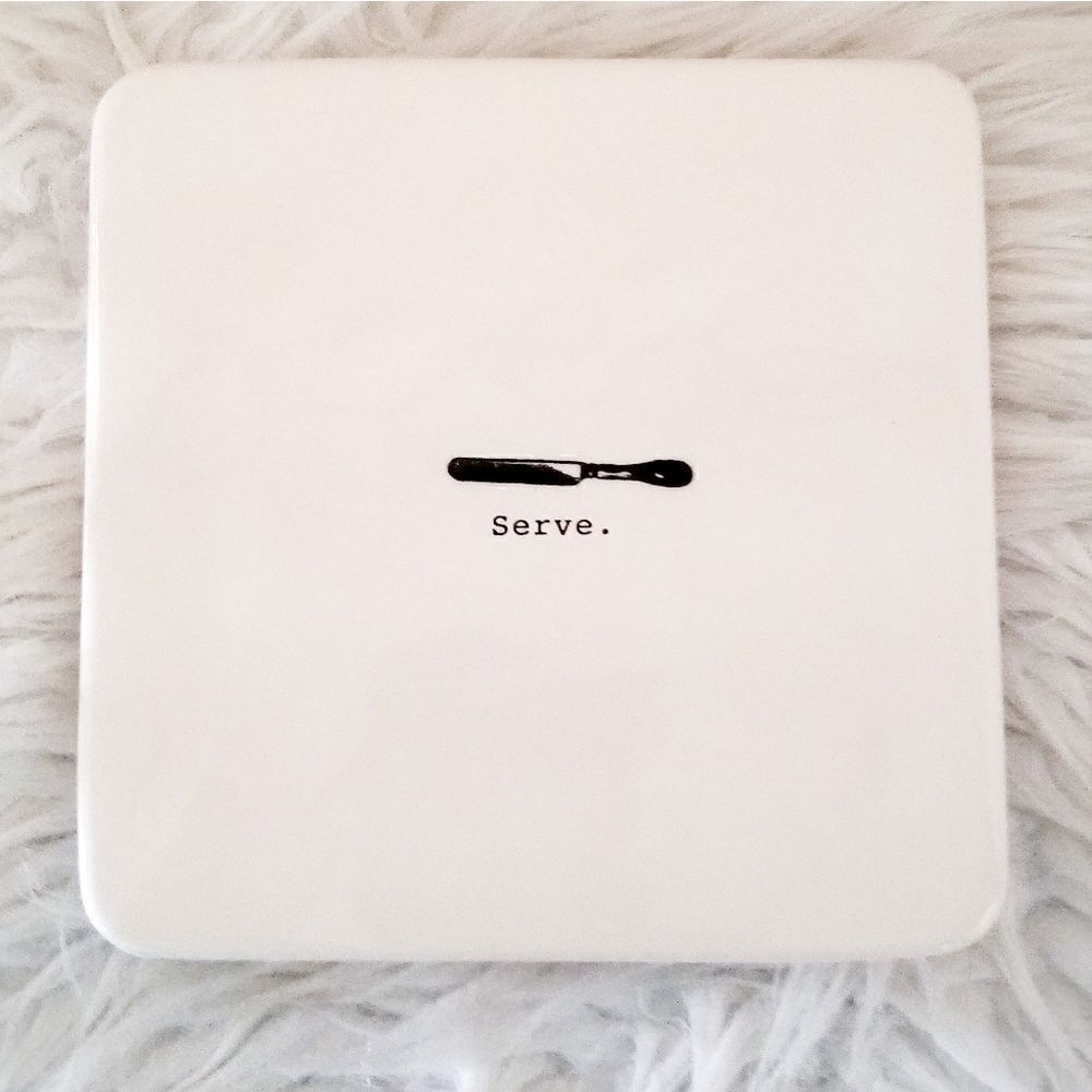 Rae Dunn serve plate artisan collection